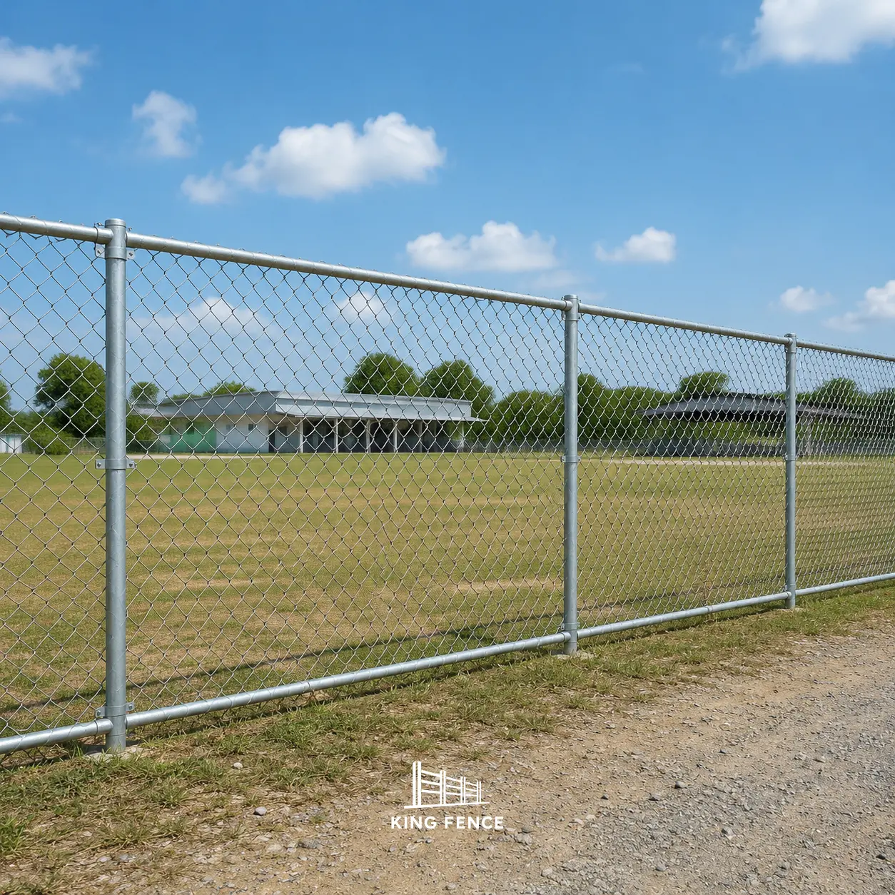 รั้วตาข่ายถัก chain link